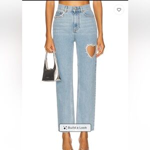 Designer  KimHeKim Straight Leg Denim Jeans